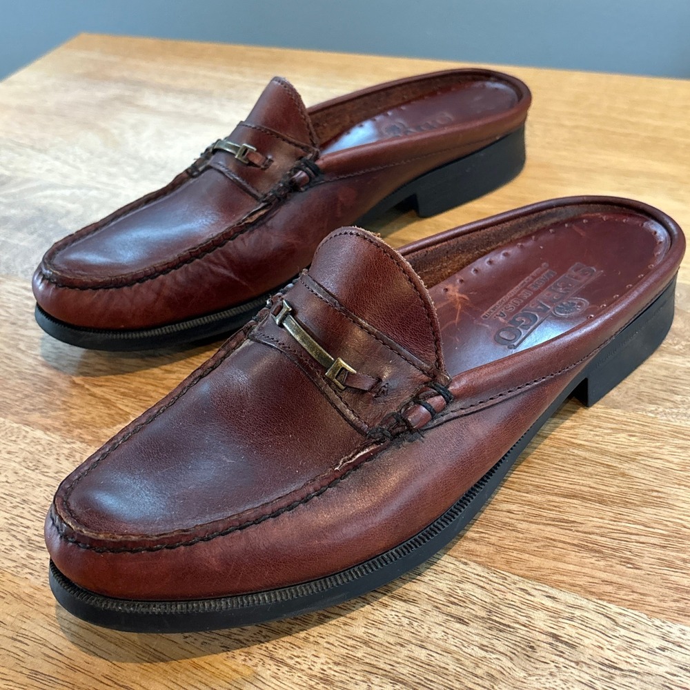 Sebago Brown Leather Loafers